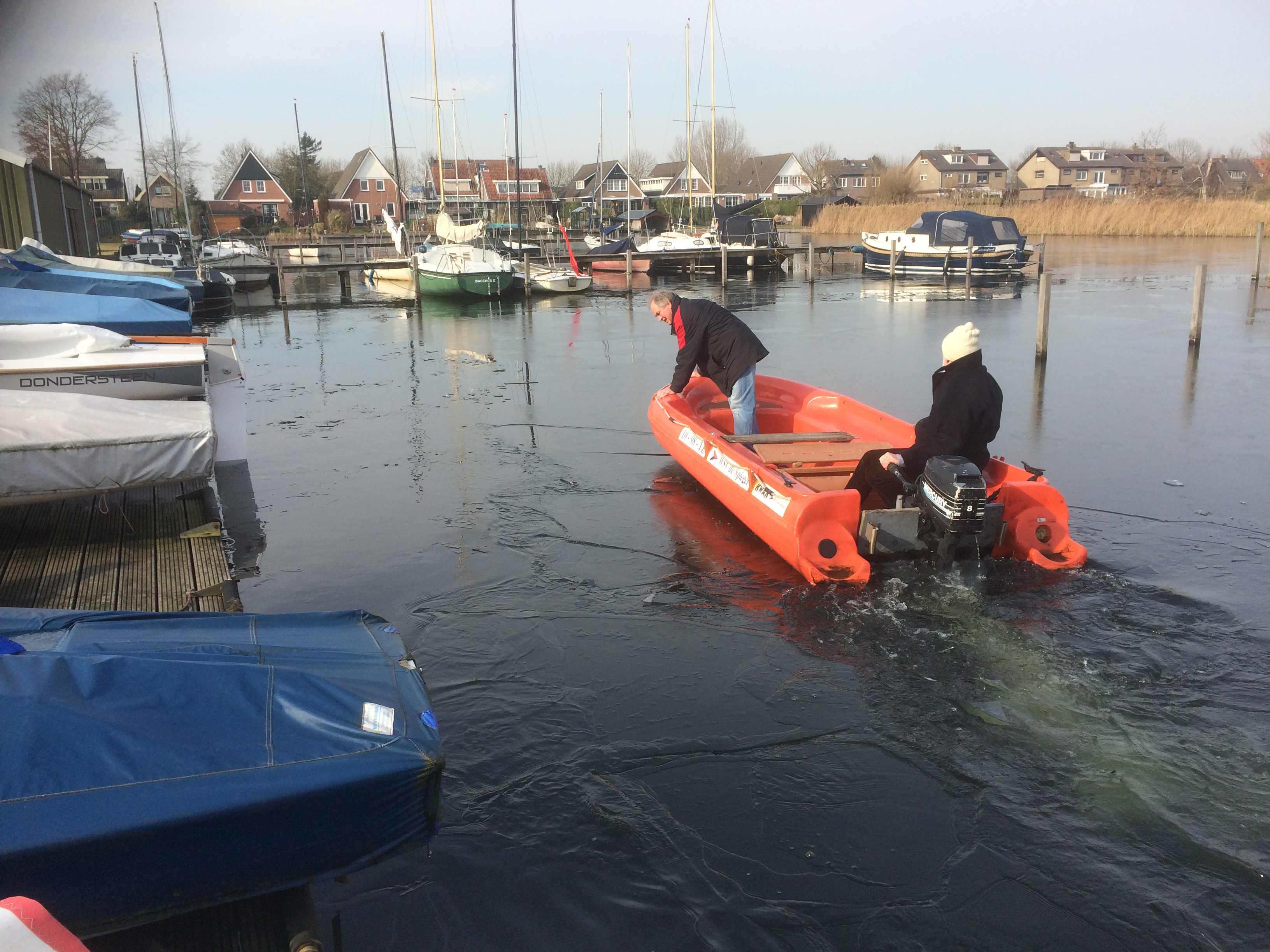 Olympiajollen liggen niet stil in de winter