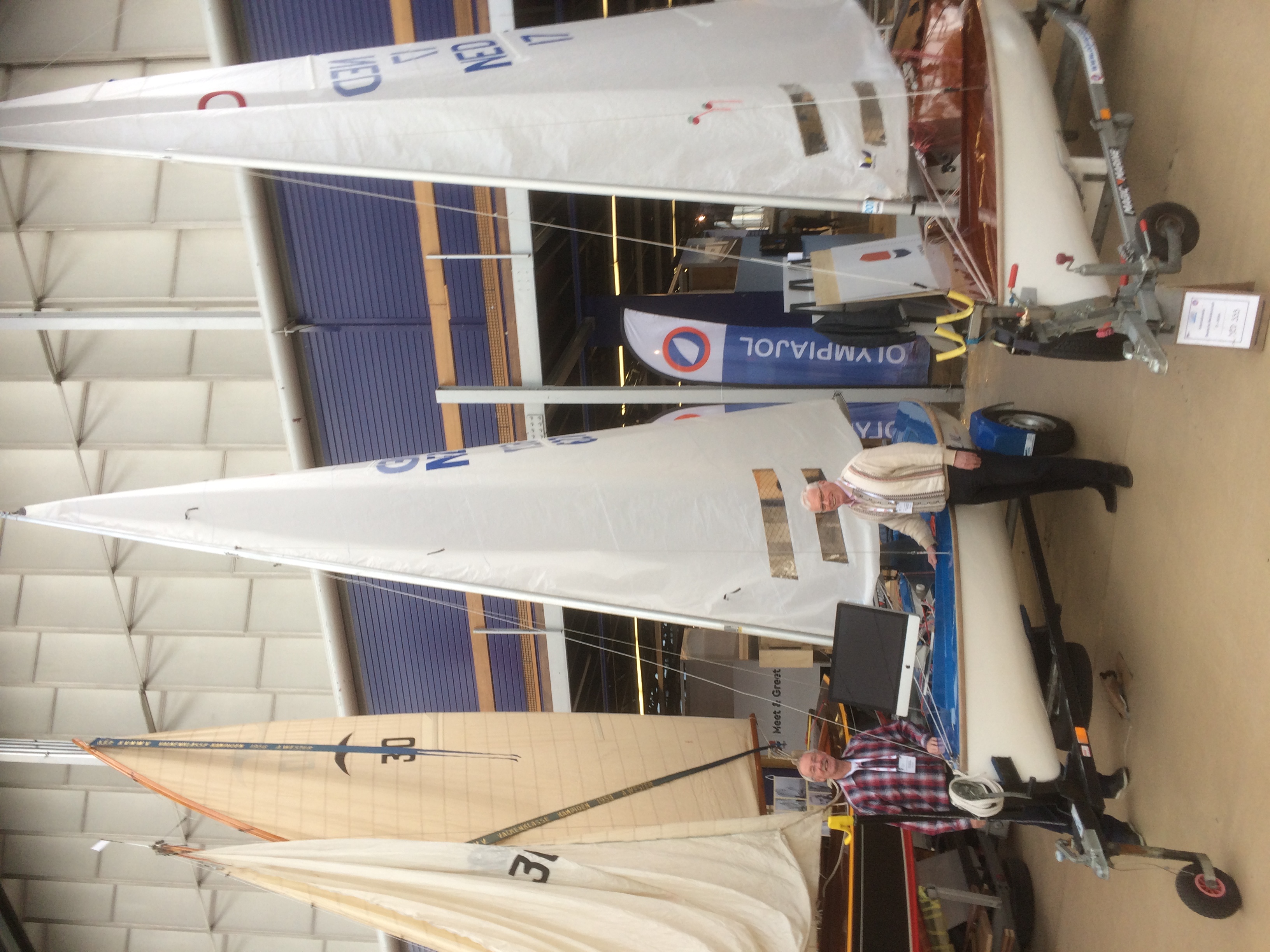 HISWA : de Olympiajollen zijn er klaar voor.....