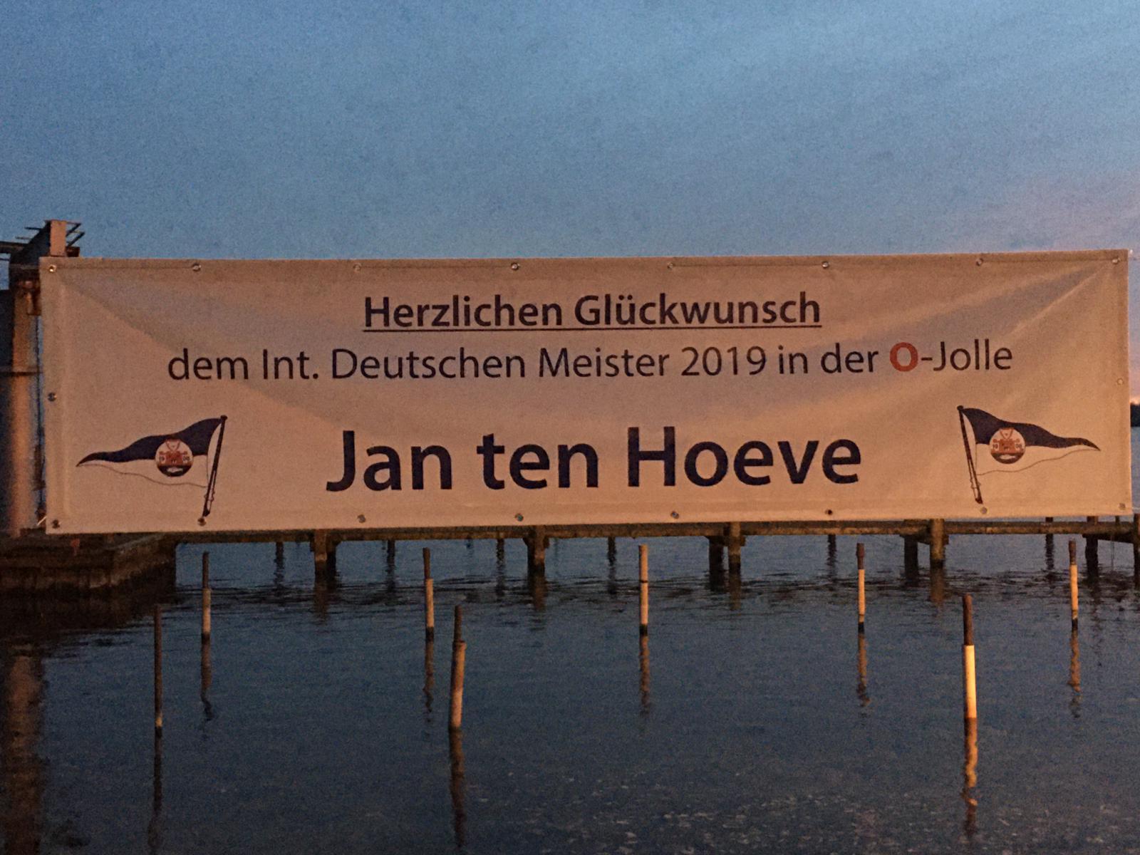 Jan krijg een feestje als Deutsche Meister 2019