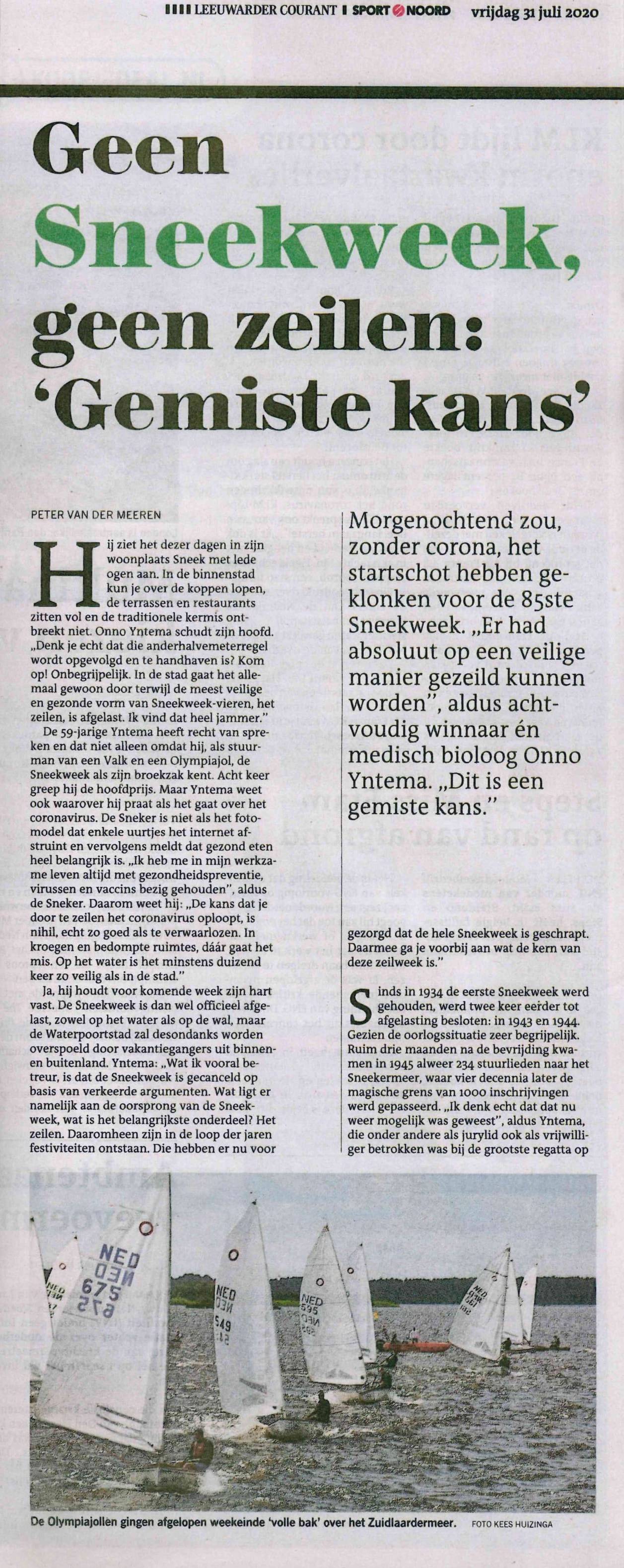 Geen Sneekweek, wel O-aandacht