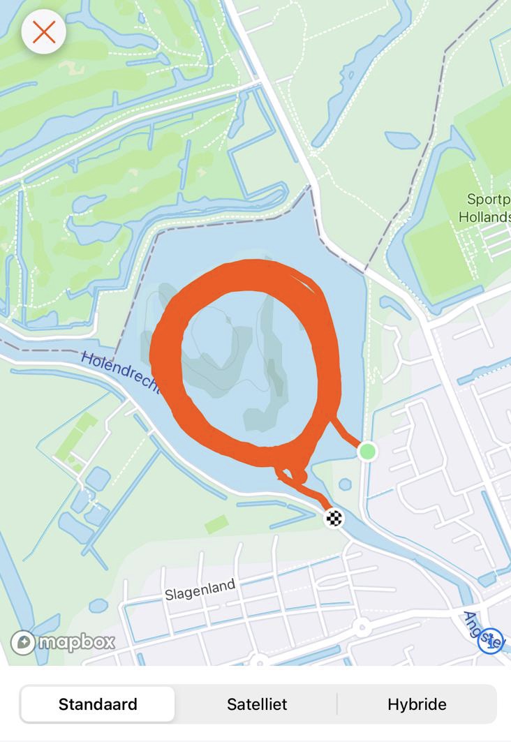 Geen water? Dan er maar bovenop!