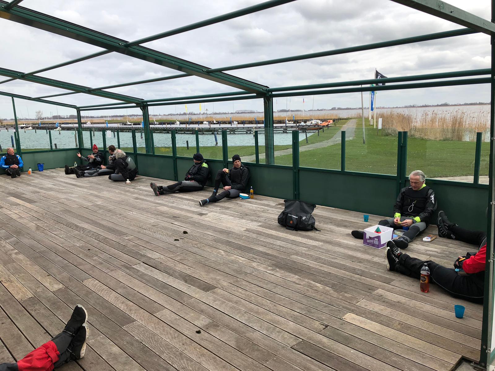 Koud en winderig trainingsweekend Vloot Fryslân