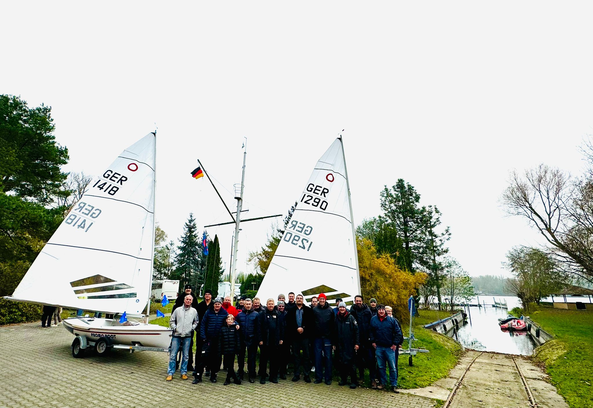 Internationaal Match racing in Brandenburg..