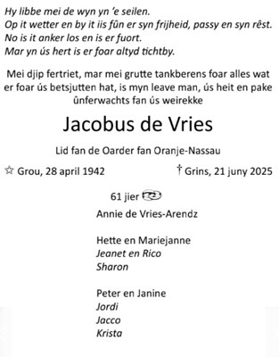 kaart jacobus