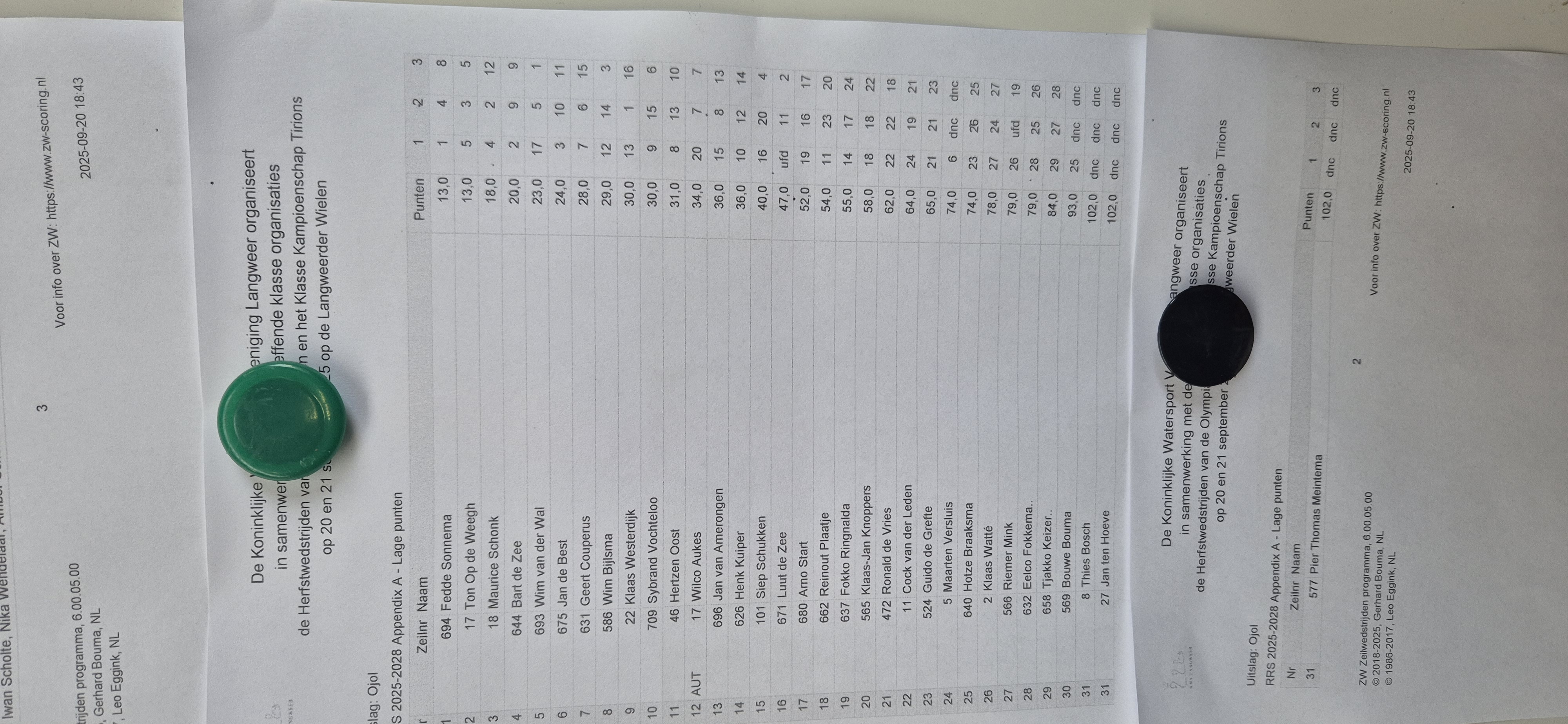 Verslag Herfstwedstrijden Langweer