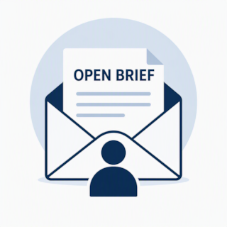 open brief